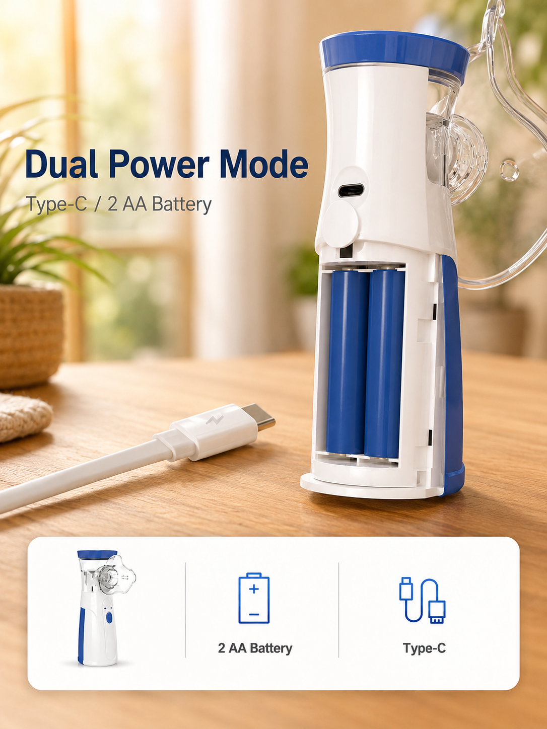 BreatheBabyGo | Ultra-Quiet Portable Nebulizer